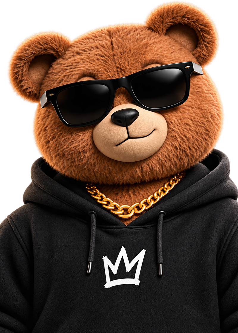 Teddy, sourire en coin